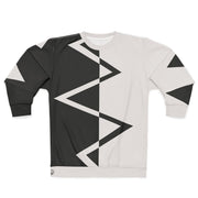 Black Peak Frequency Unisex Sweatshirt (All Over Print)